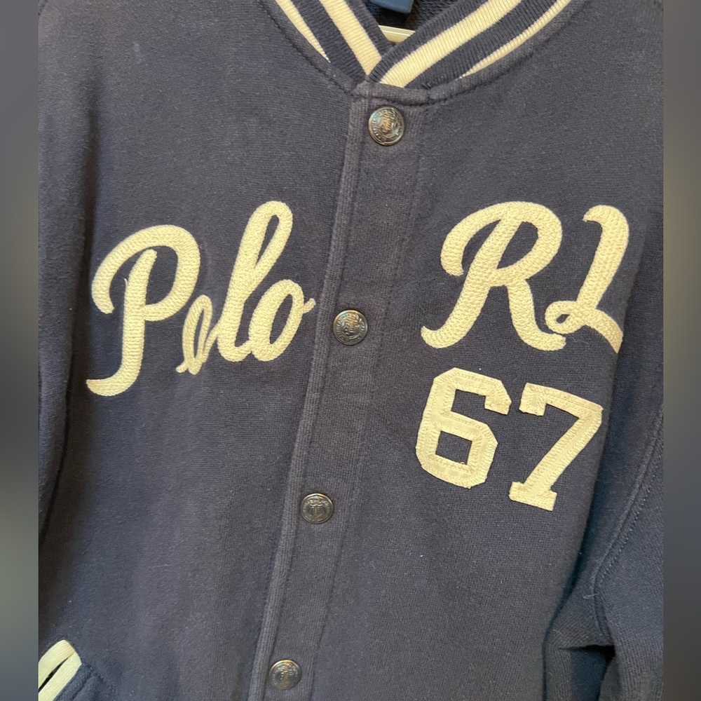 VINTAGE POLO RL VARSITY JACKET! - Picture 3 of 6